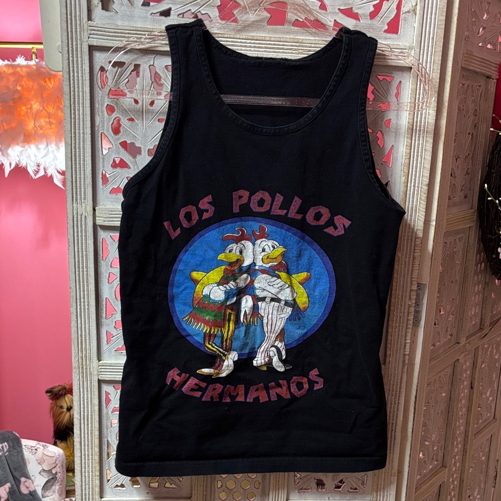 Black Los Pollos Hermanos Tank Top
